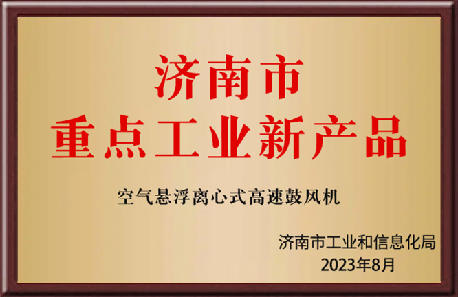 济南市重点工业新产品（空浮）
