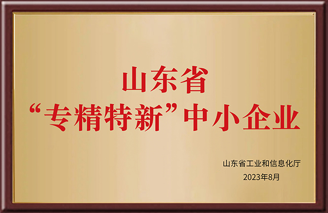 山东省“专精特新”中小企业